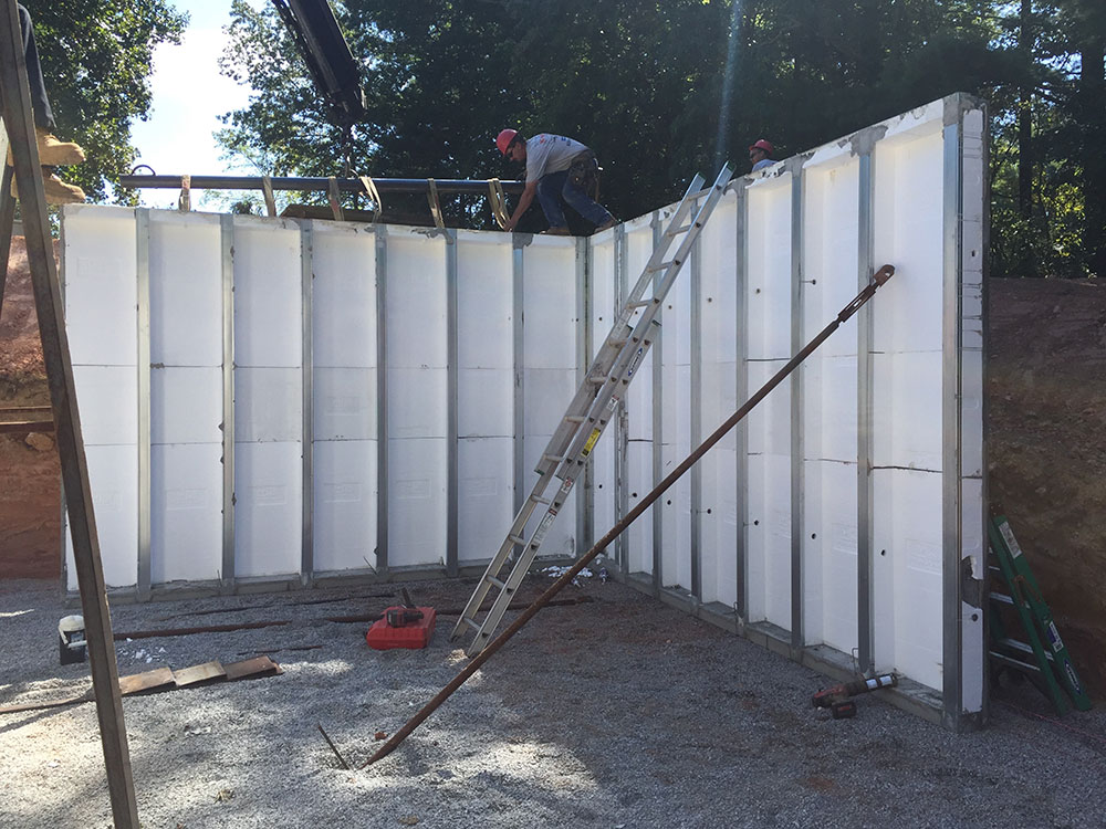 installing and stabilizing precast walls